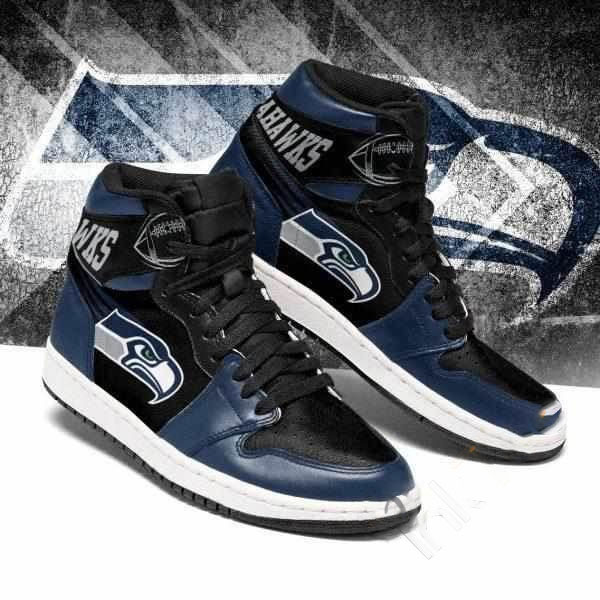 Seattle Seahawks Nfl Football Custom Air Jordan Shoes