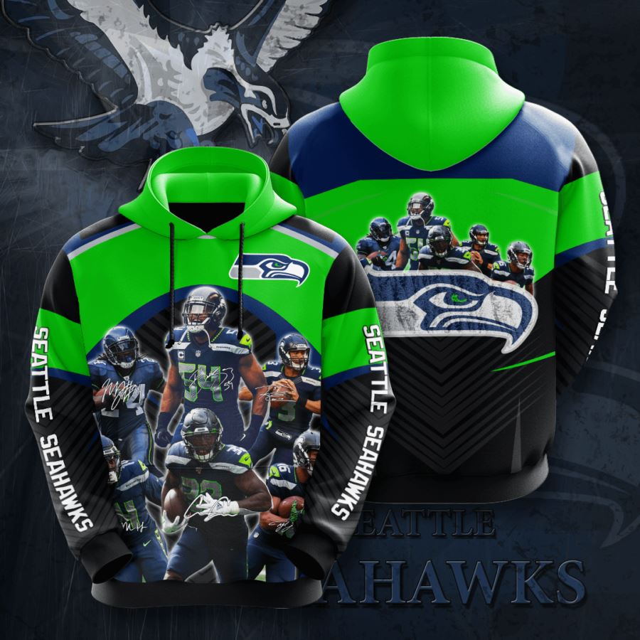 Seattle Seahawks Custom Hoodie 3D