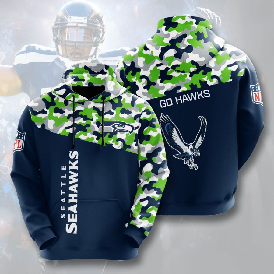 Seattle Seahawks Custom Hoodie 3D