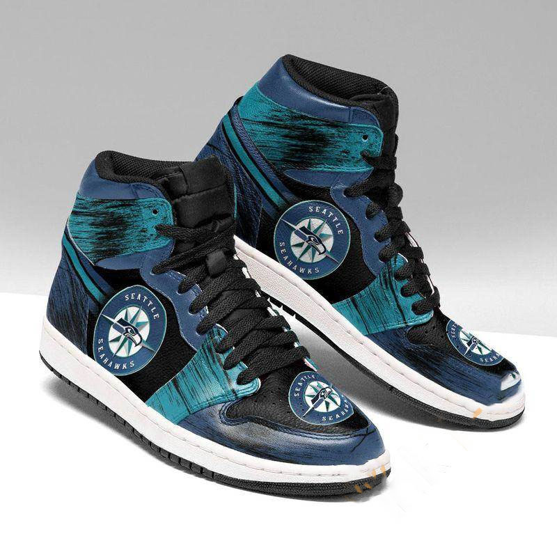 Seattle Seahawks Seattle Mariners Custom Sneaker Air Jordan Shoes