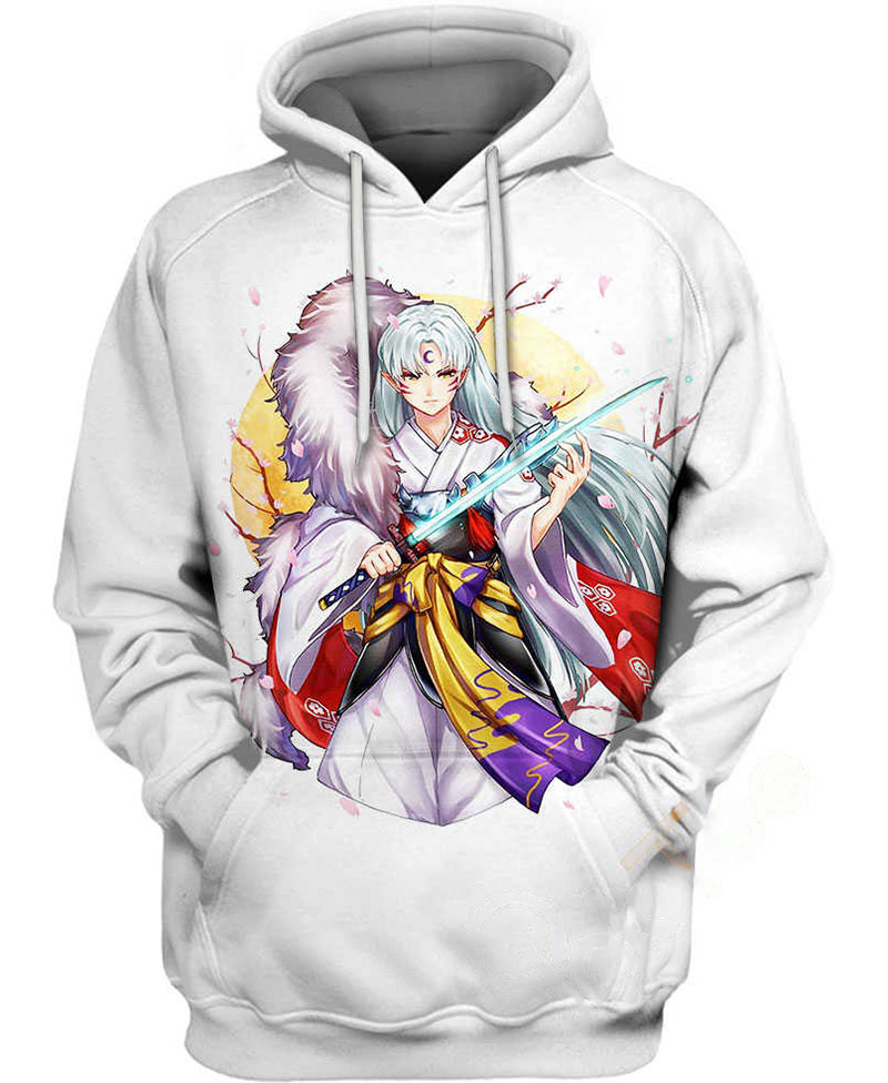 Sesshomaru And Tenseiga Hoodie 3D