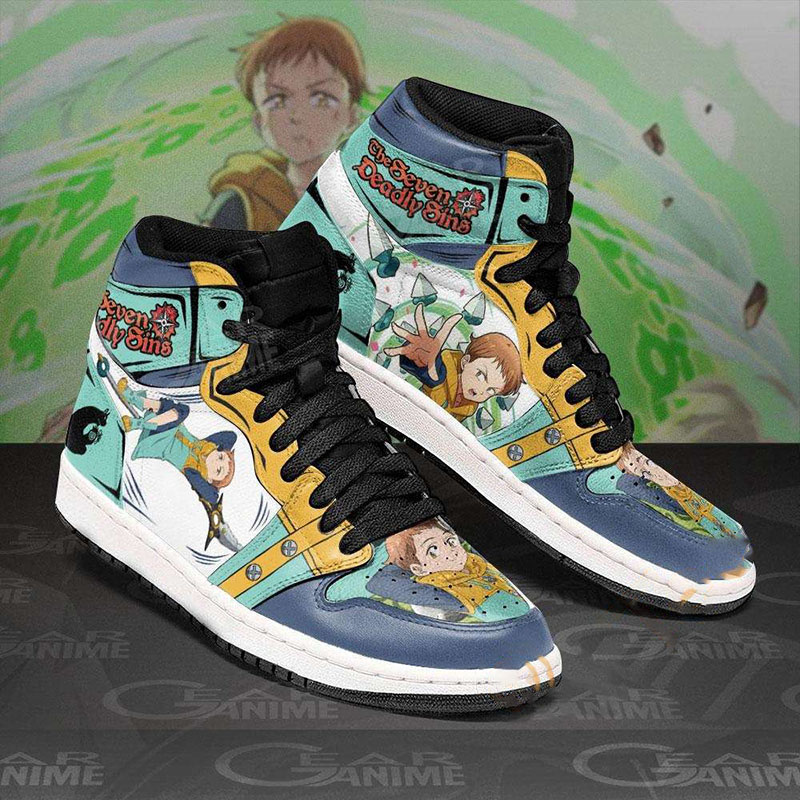 Seven Deadly Japanese Aesthetic Animated Manga Air Jordan Shoes