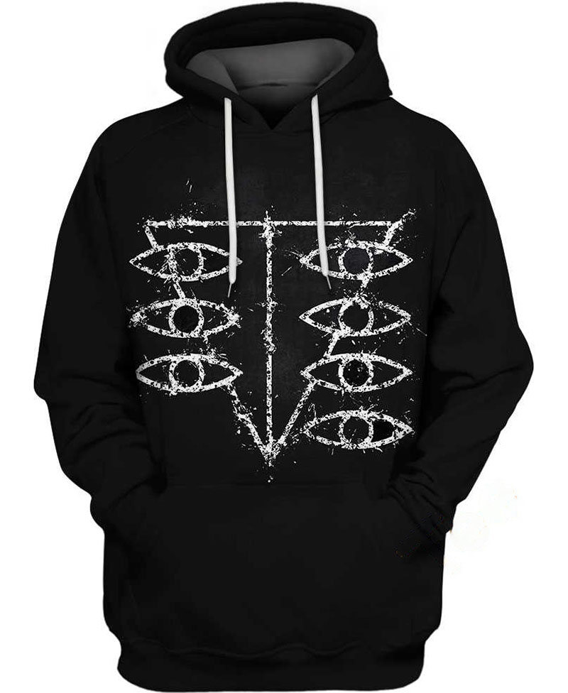 Seven Eyes Of Seele Hoodie 3D