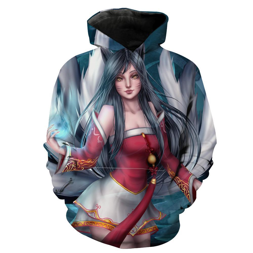 Sexy Ahri League Of Legends Ahri Hoodie 3D