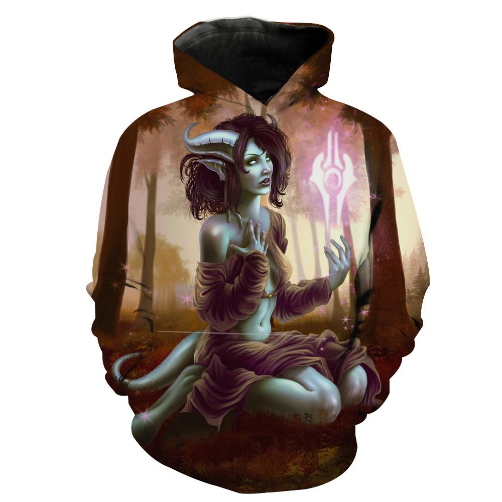 Sexy Draenei World Of Warcraft Apparel Hoodie 3D