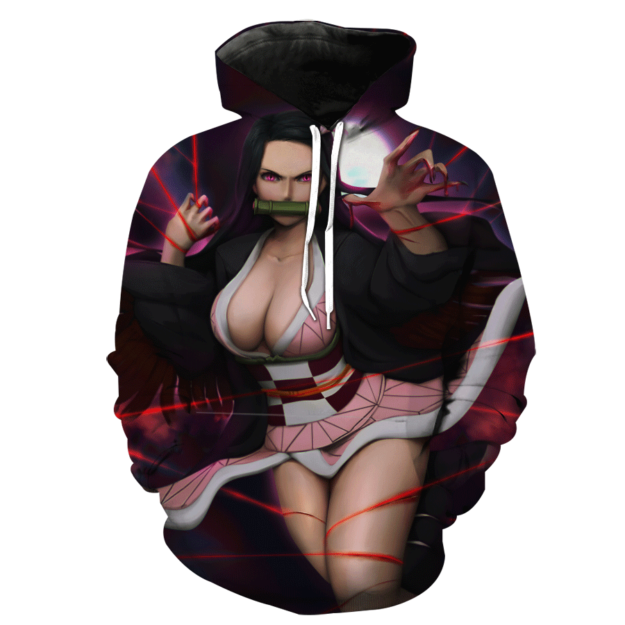 Sexy Nezuko Demon Slayer Sexy Hoodie 3D
