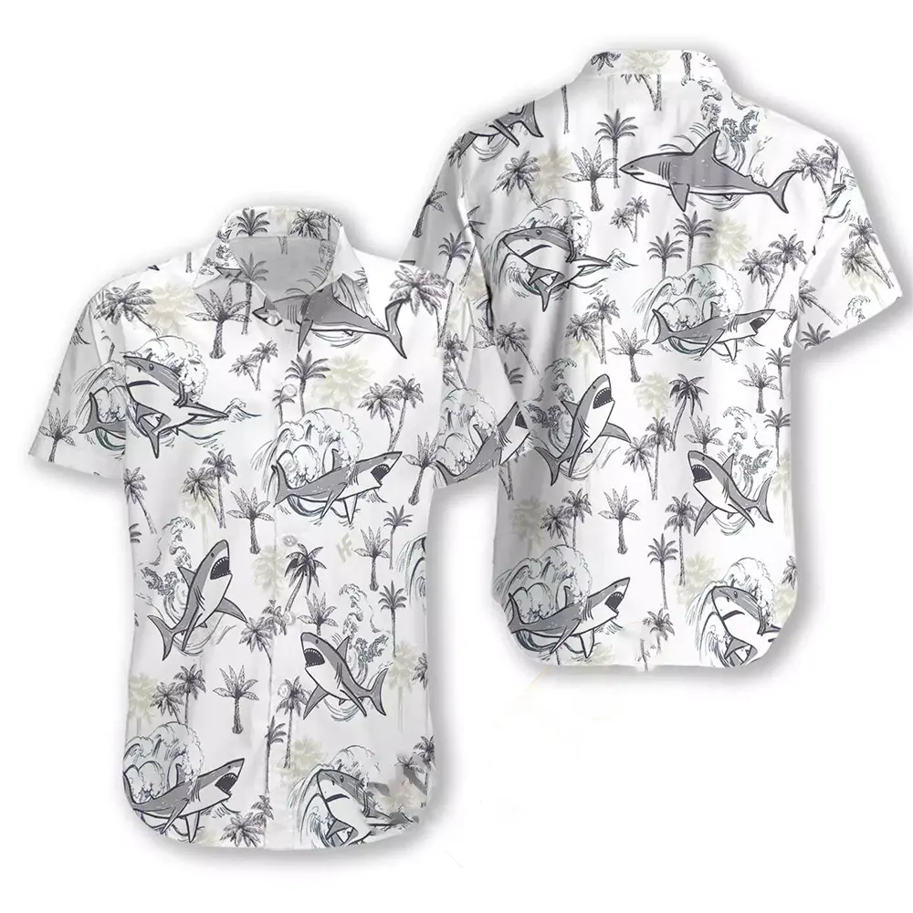 Shark 01 Hawaiian shirts