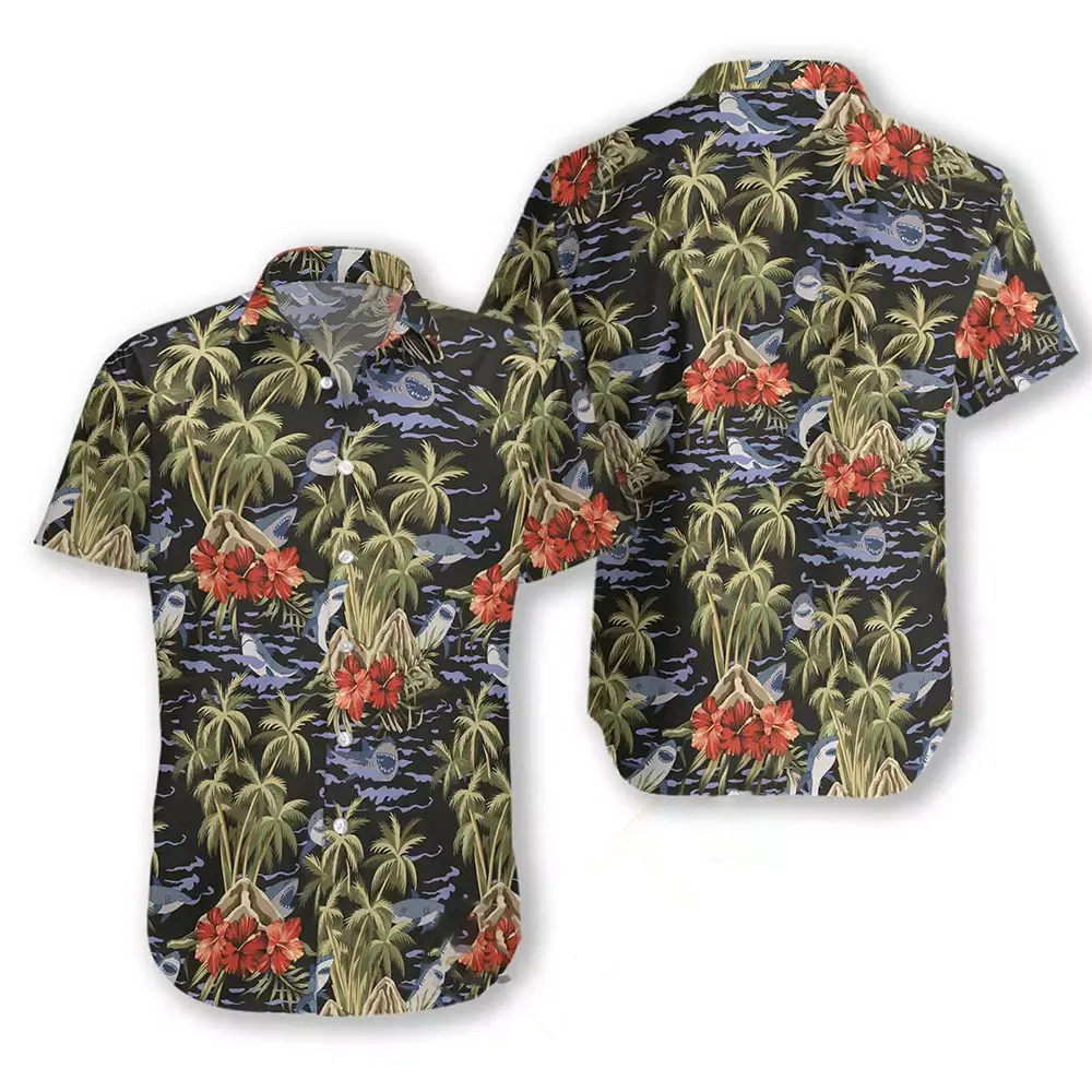 Shark 03 Hawaiian shirts