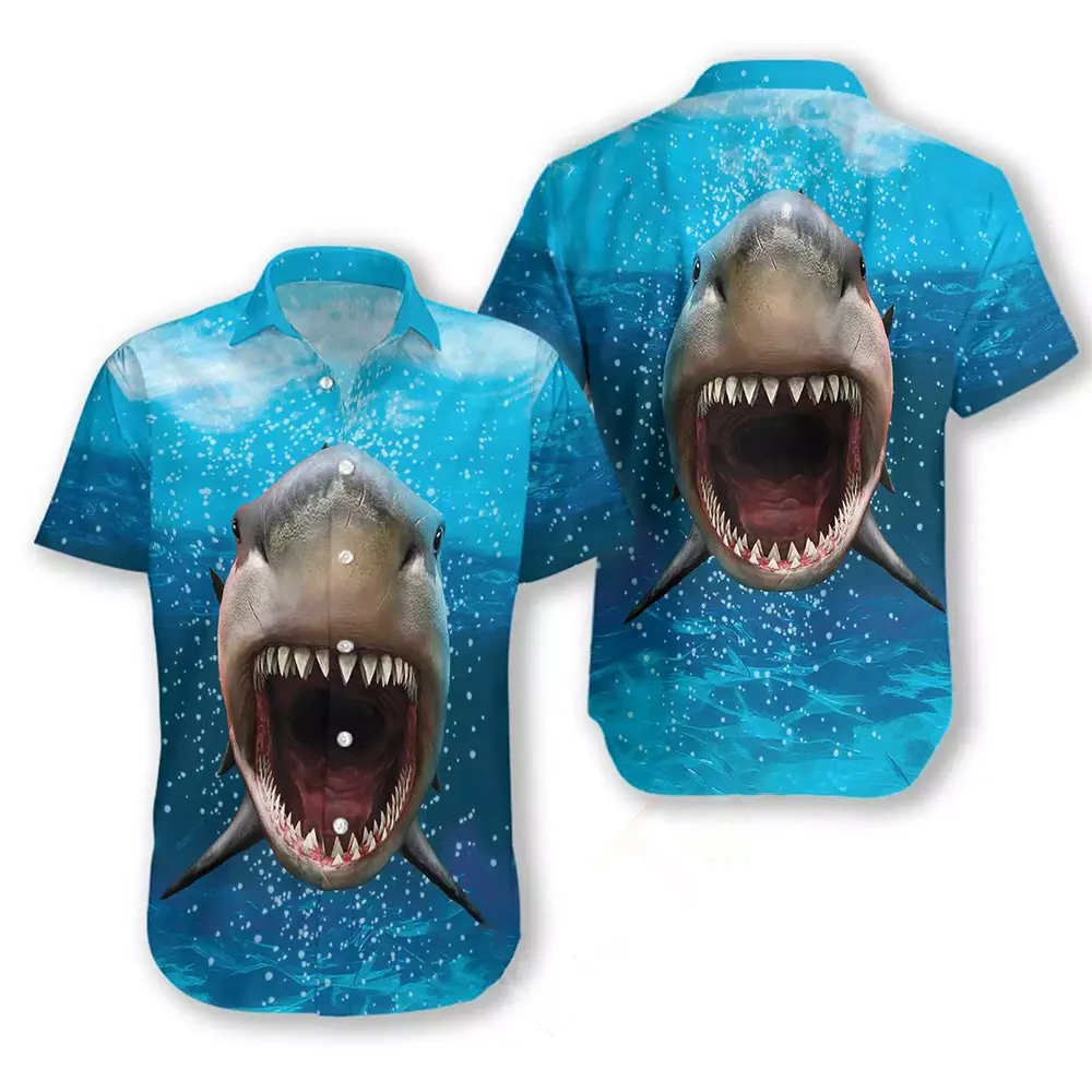 Shark Mouth 01 Hawaiian shirts
