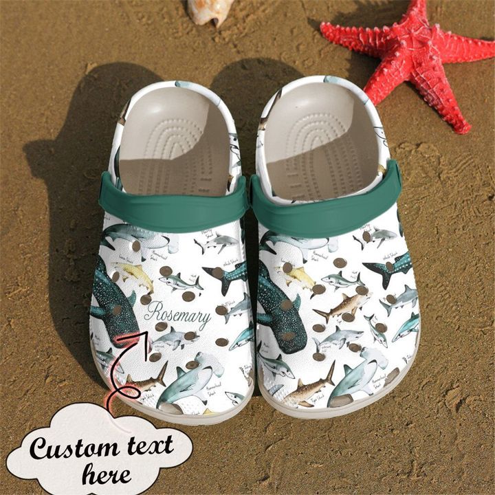 Shark Personalized Breeds Crocs Clog Shoes