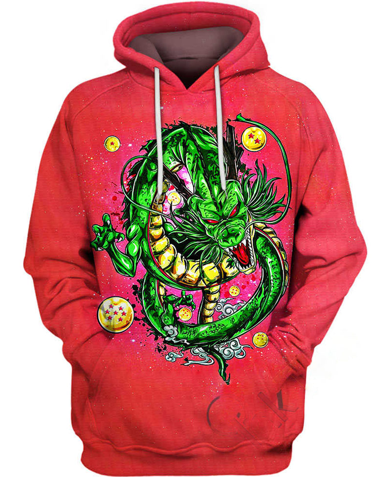 Shenron Dragon Hoodie 3D