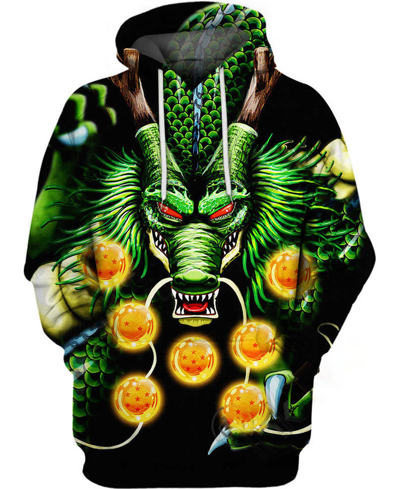 Shenron Dragon God Hoodie 3D