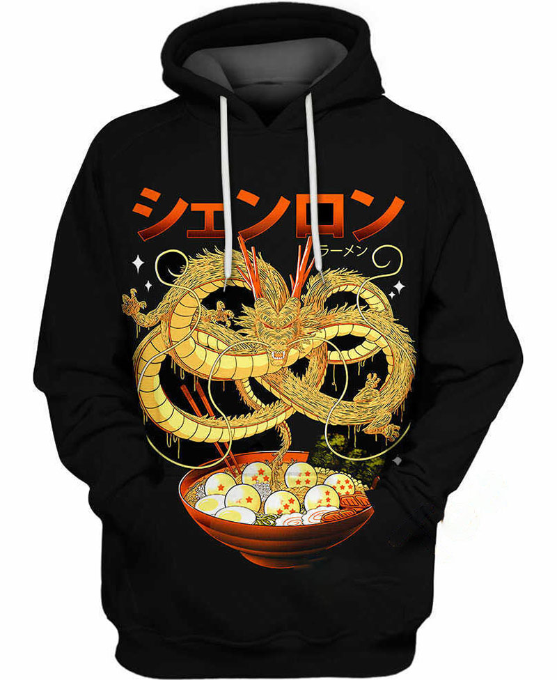Shenron Ramen Hoodie 3D