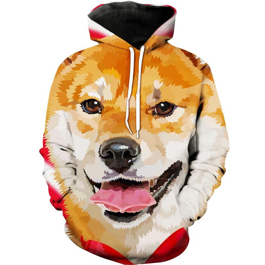 Shiba Inu Cute Dog Hoodie 3D