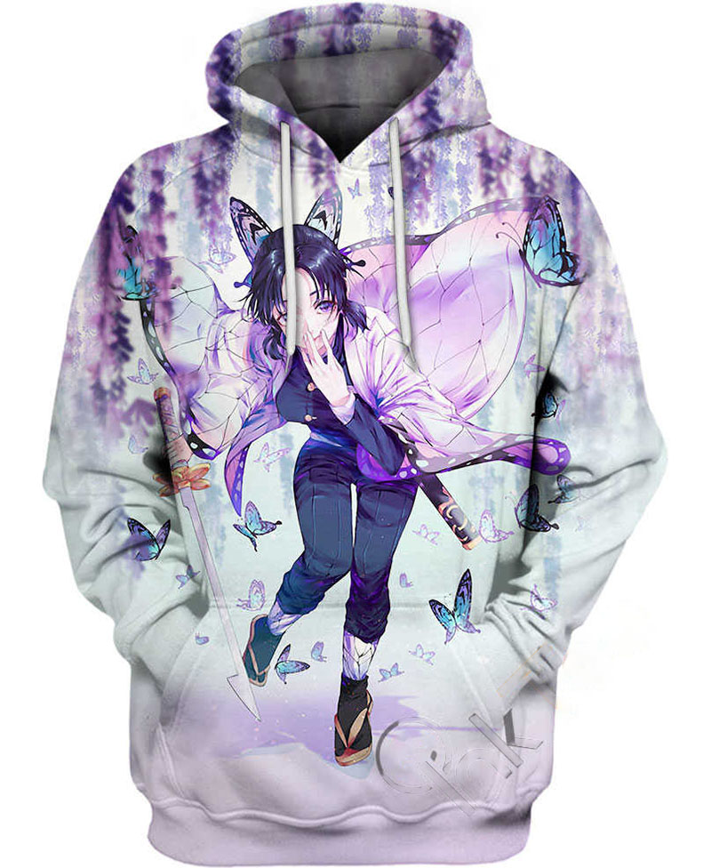 Shinobu Kocho Butterflies Hoodie 3D