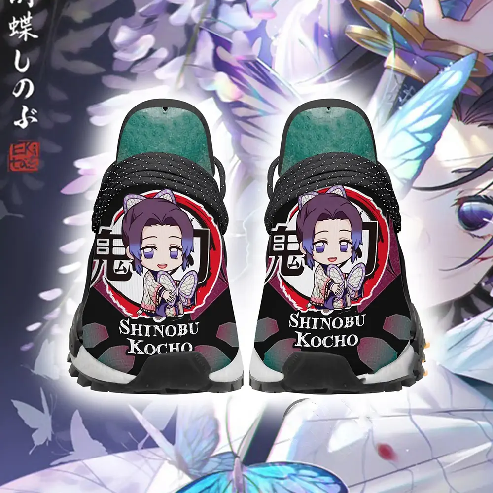 Shinobu Kocho Custom Demon Slayer Anime Amazon NMD Human Shoes