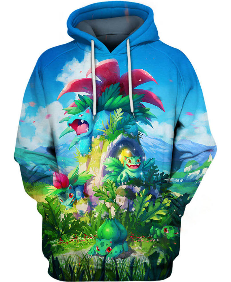 Shiny Bulbasaur Hoodie 3D