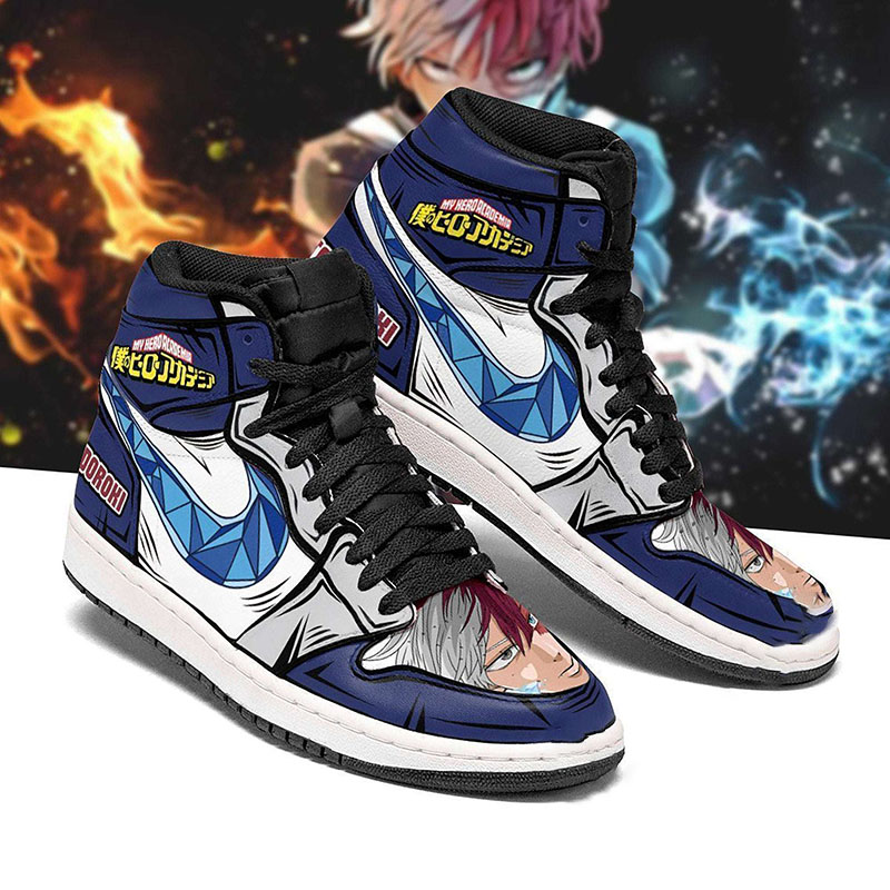 Shoto Todoroki My Hero Academia Personalized Custom Air Jordan Shoes