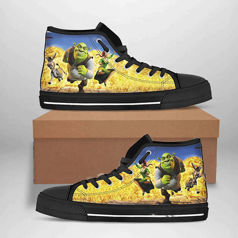 Shrek Best Movie Character High Top Shoes