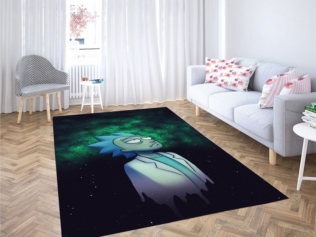 Shrineheart Rick And Morty Hurt Living Room Modern Carpet Rug