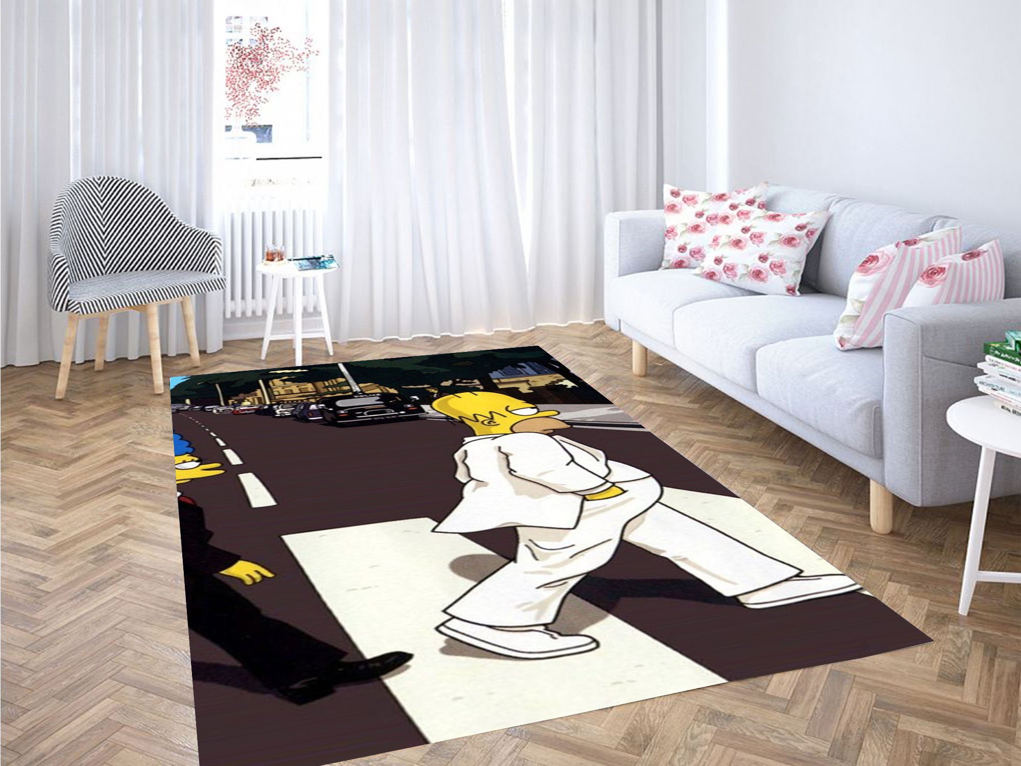 Simpson Walk Wallpaper Carpet Rug
