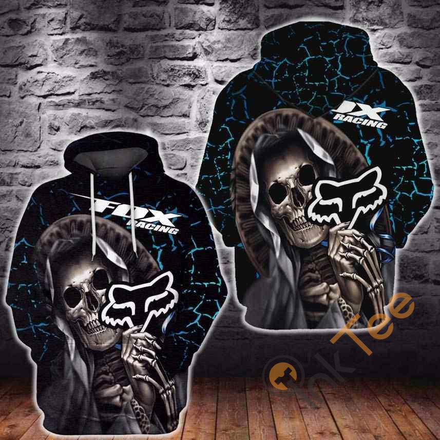 Skull Racing Fox For Fx Lover Hoodie 3d