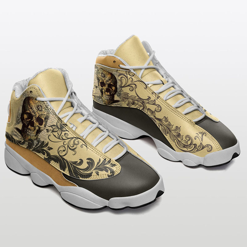 Skull Air Jordan Shoes