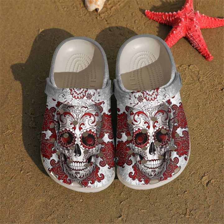 Skull Stylized Crocs Clog Shoes