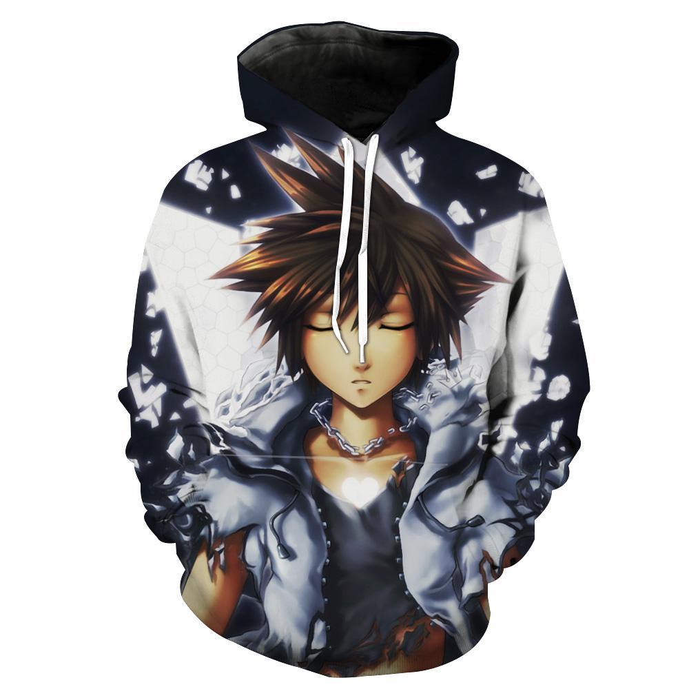 Sleeping Sora Kingdom Hearts Hoodie 3D