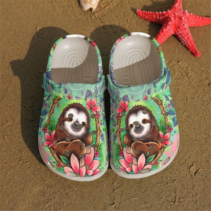 Sloth Cute Crocs Clog Shoes