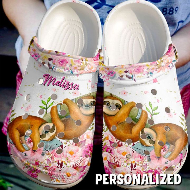 Sloth Personalized Cute Crocs Clog Shoes