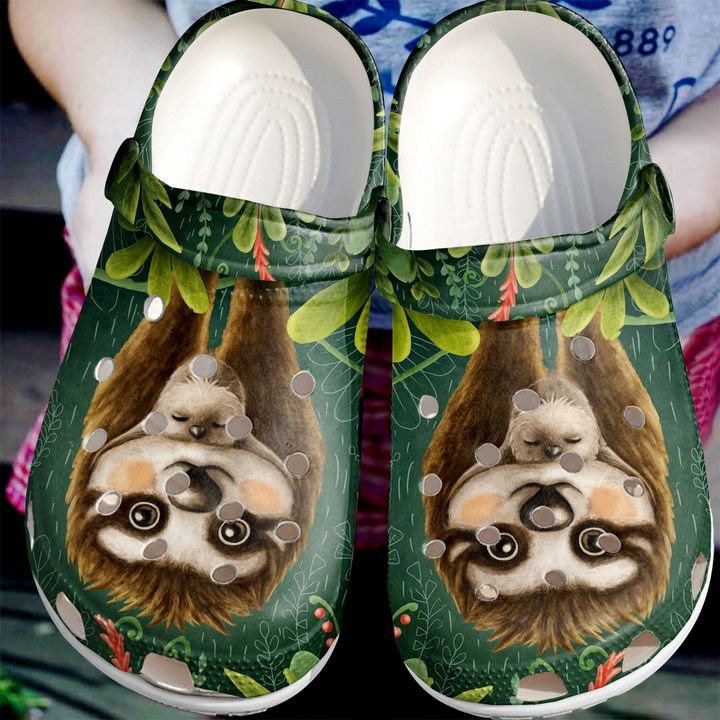 Sloth Sleepy Crocs Clog Shoes
