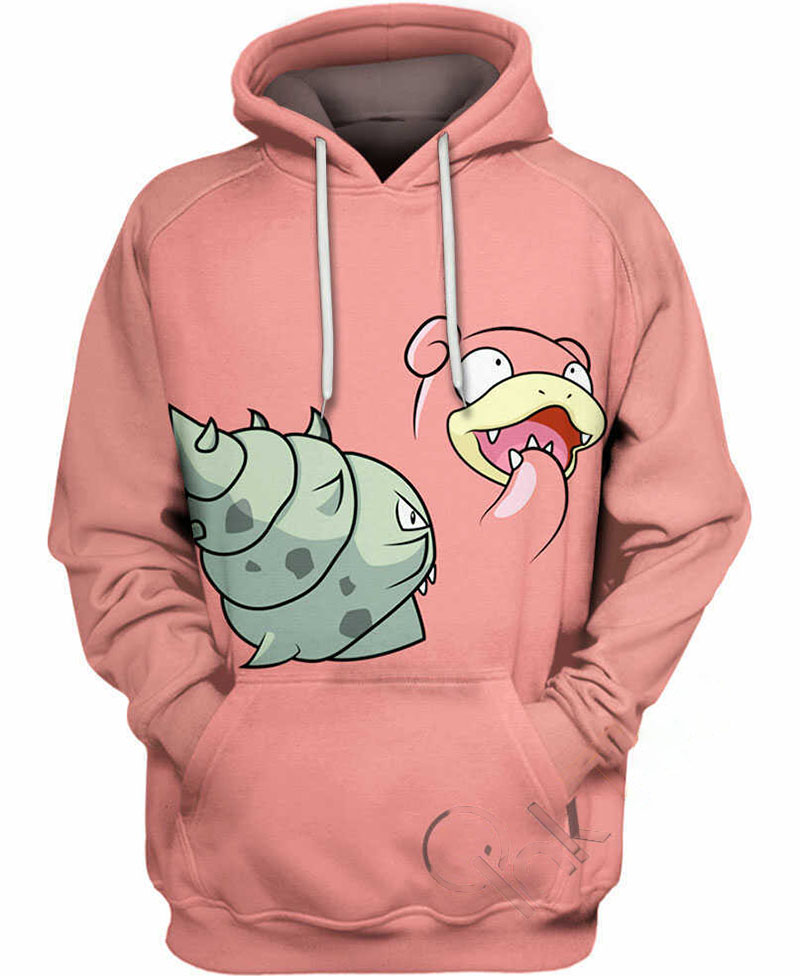 Slowbro Pokemon Hoodie 3D