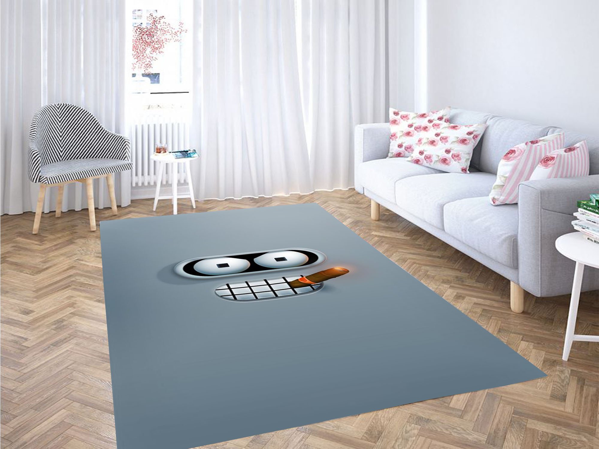 Smiley Background Carpet Rug