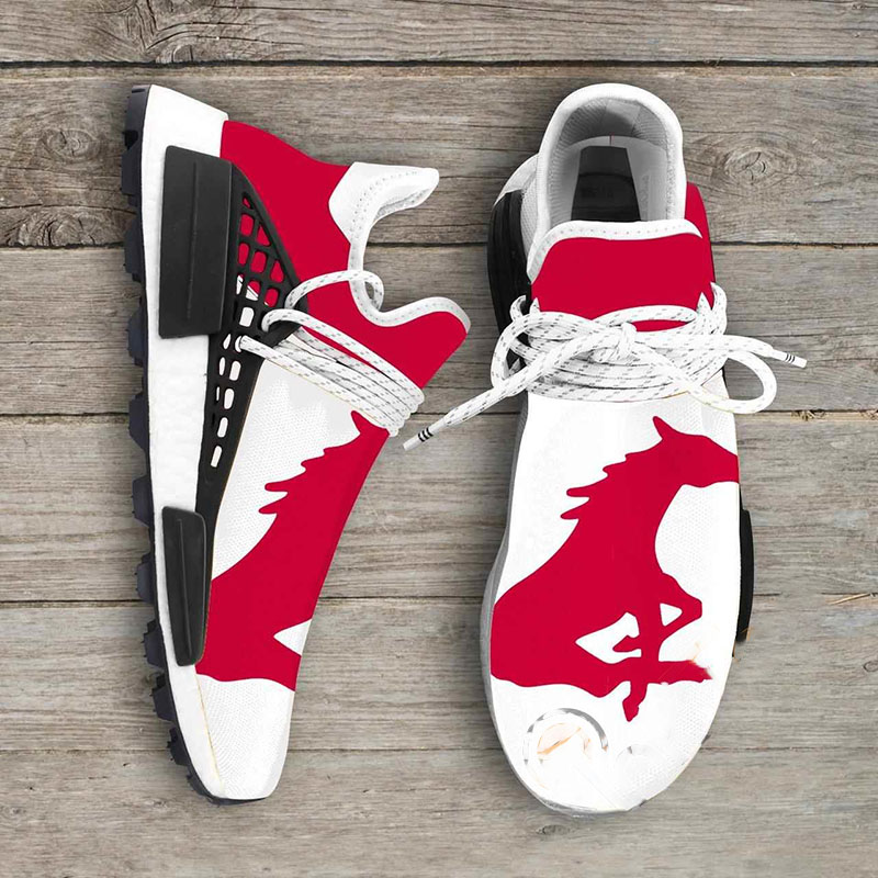 Smu Mustangs Ncaa NMD Human Shoes