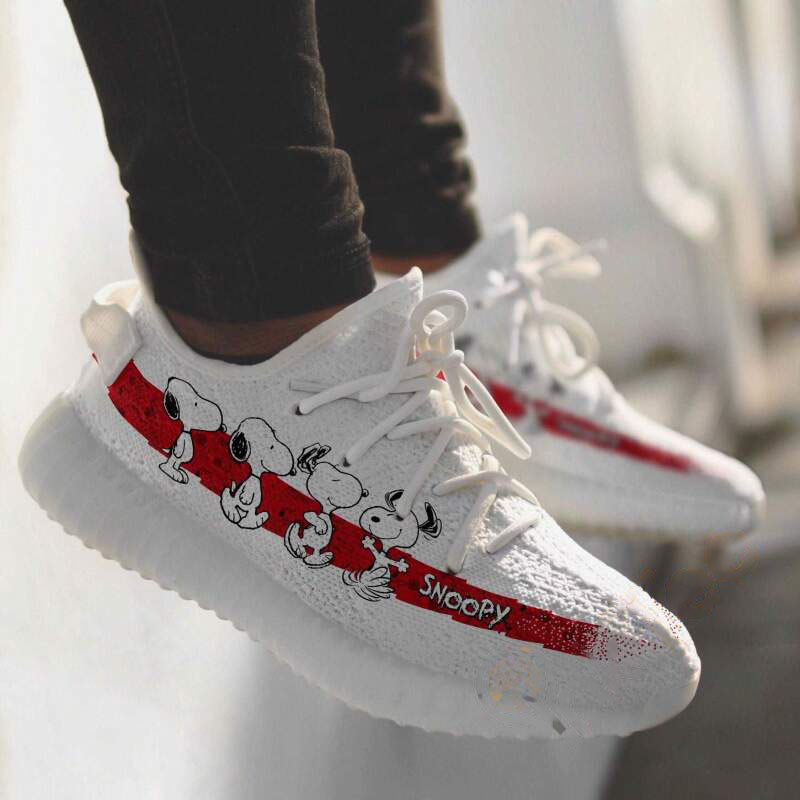 Snoopy Red Yeezy Boost