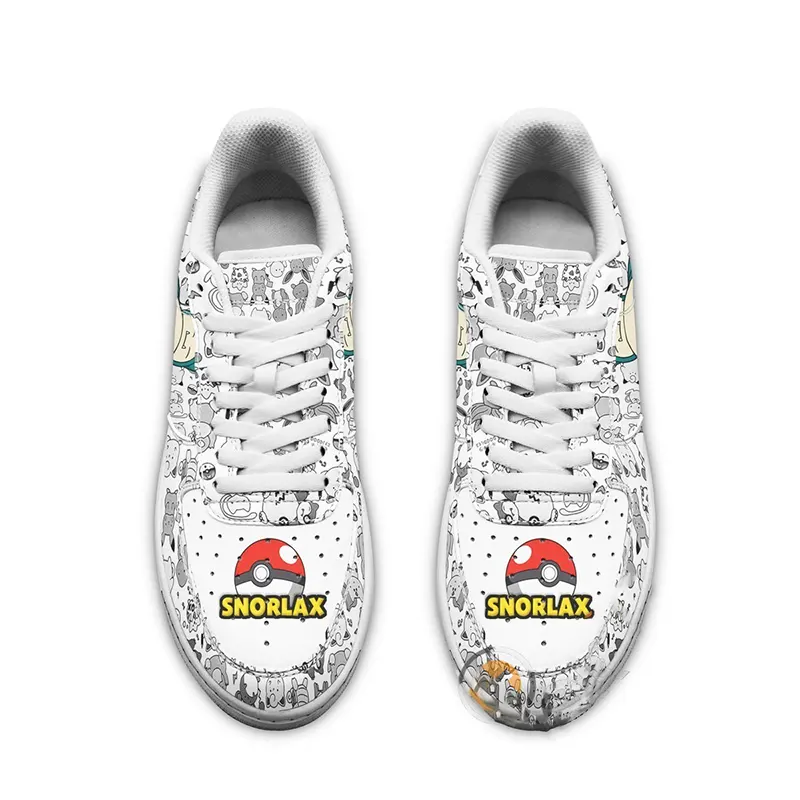 Snorlax Pokemon Fan Gift Amazon Nike Air Force Shoes