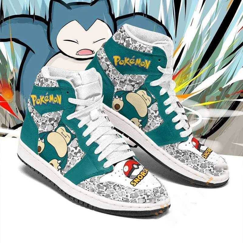 Snorlax Pokemon For Men And Women Custom Air Jordan Shoes