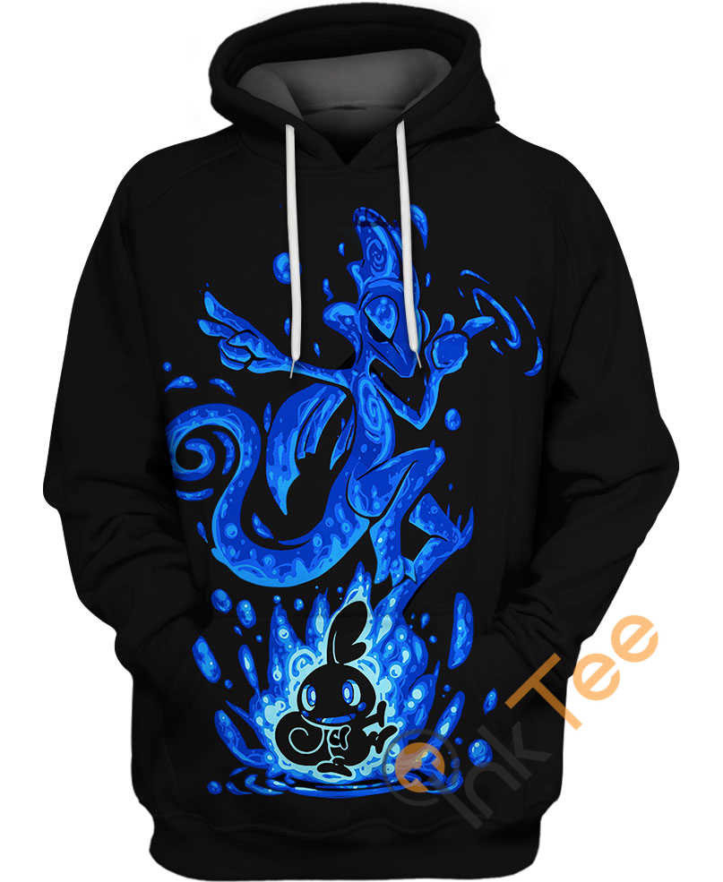 Sobble And Inteleon Pokemon Hoodie 3D