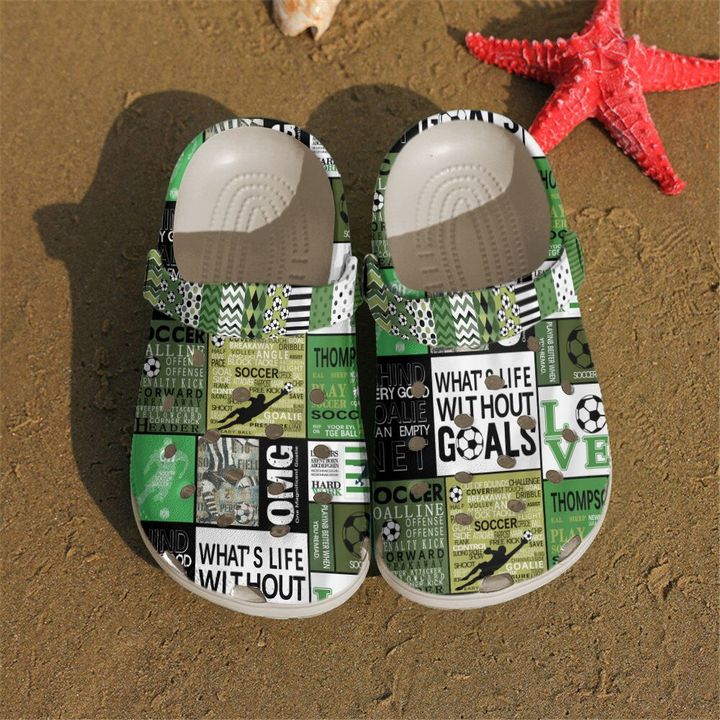 Soccer I Love Crocs Clog Shoes