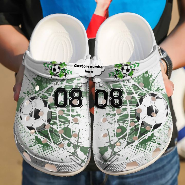 Soccer Personalized Color Series Crocs Clog Shoes