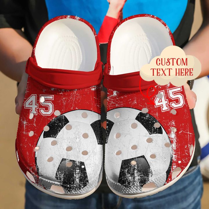 Soccer Personalized Colorful Crocs Clog Shoes