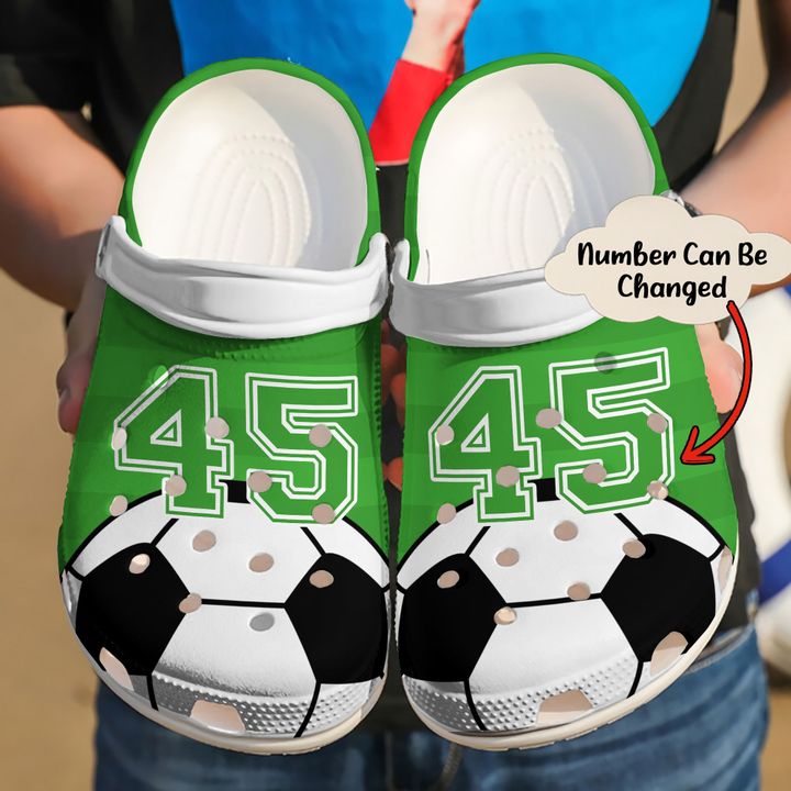 Soccer Personalized Love Crocs Clog Shoes