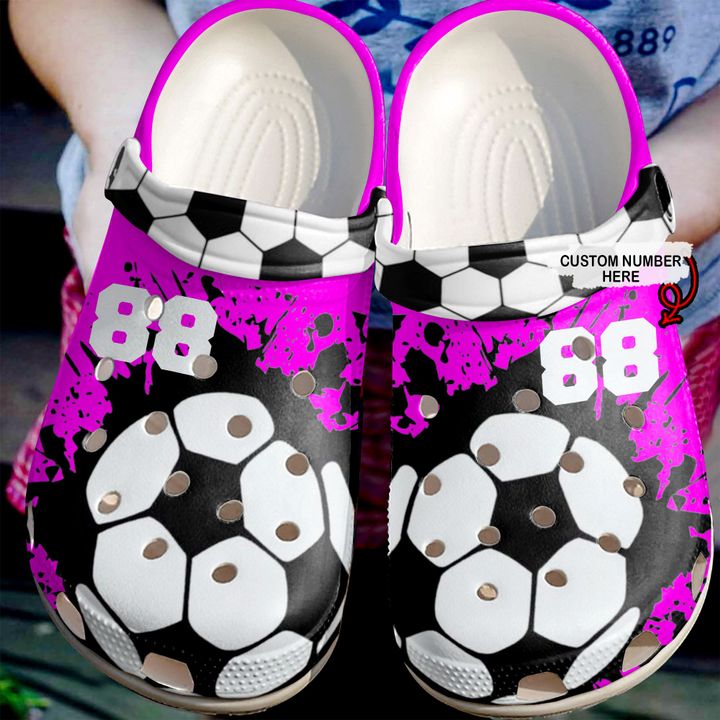 Soccer Personalized Love Crocs Clog Shoes