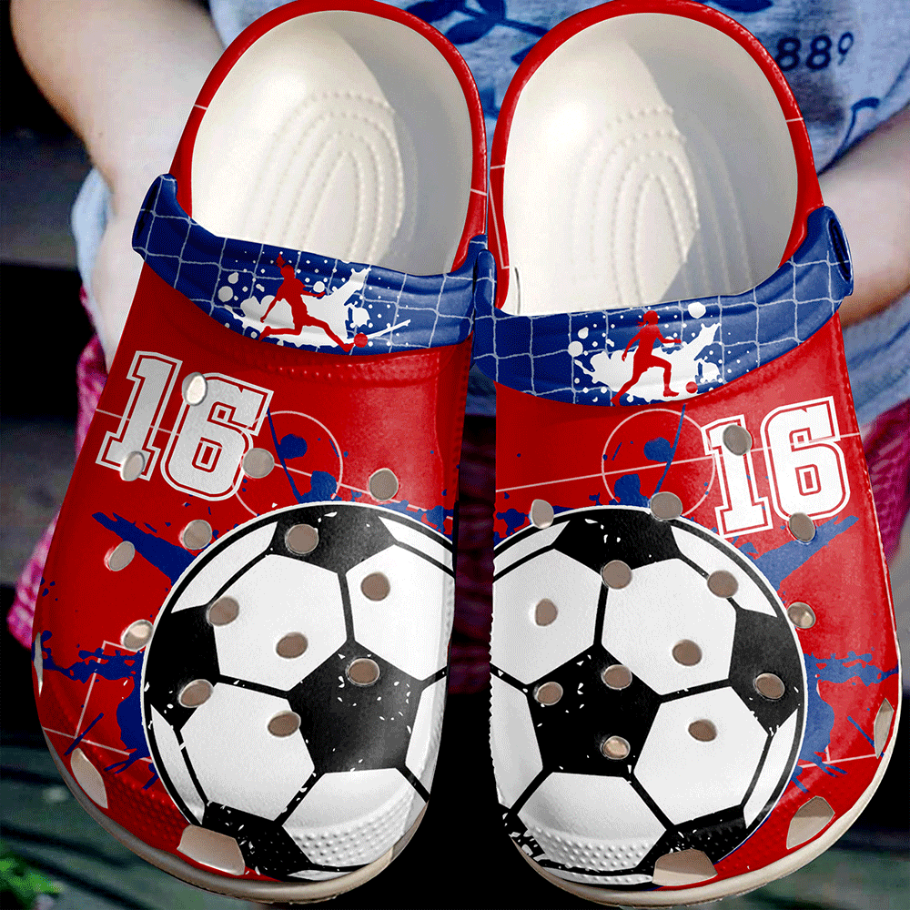 Soccer Personalized Passion V2 Collection Crocs Clog Shoes