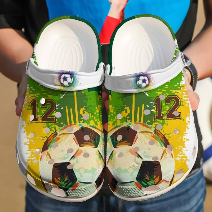 Soccer Personalized Player Crocs Clog Shoes