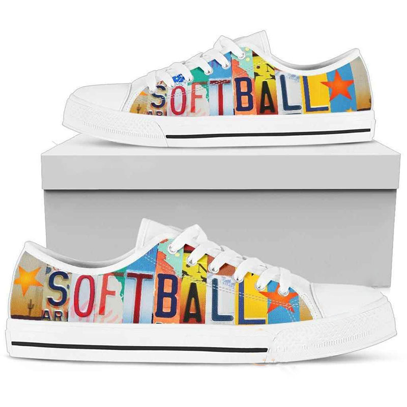 Softball Addict Low Top Shoes
