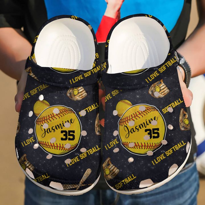 Softball Lover Crocs Clog Shoes