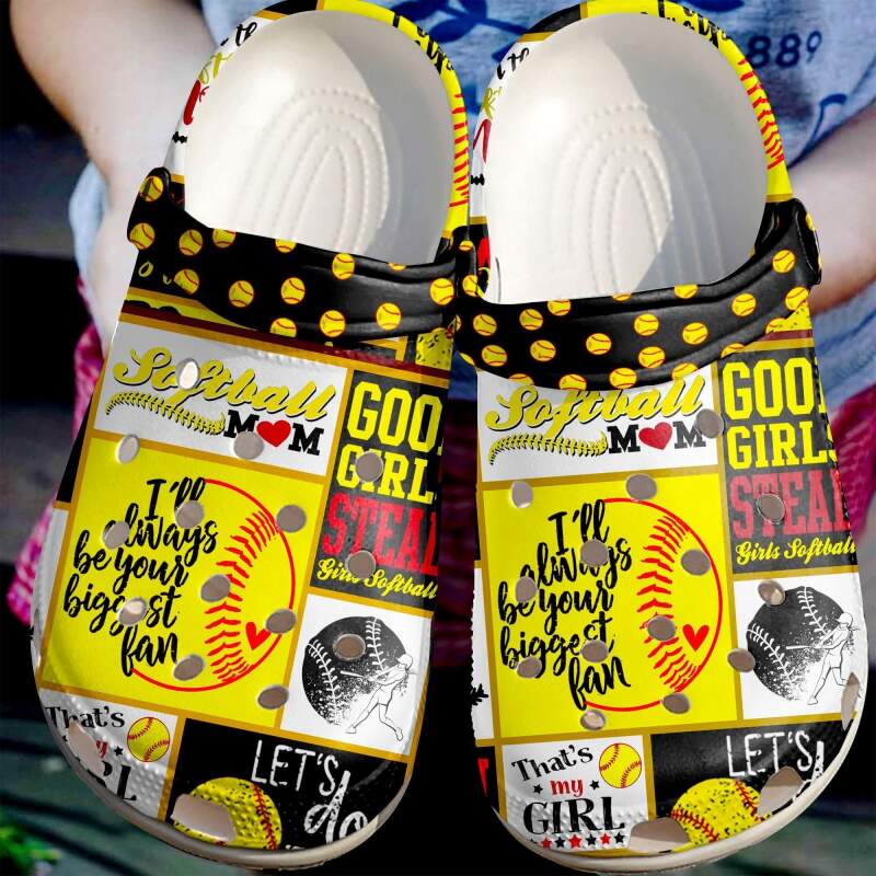 Softball Mom Crocs Clog Shoes