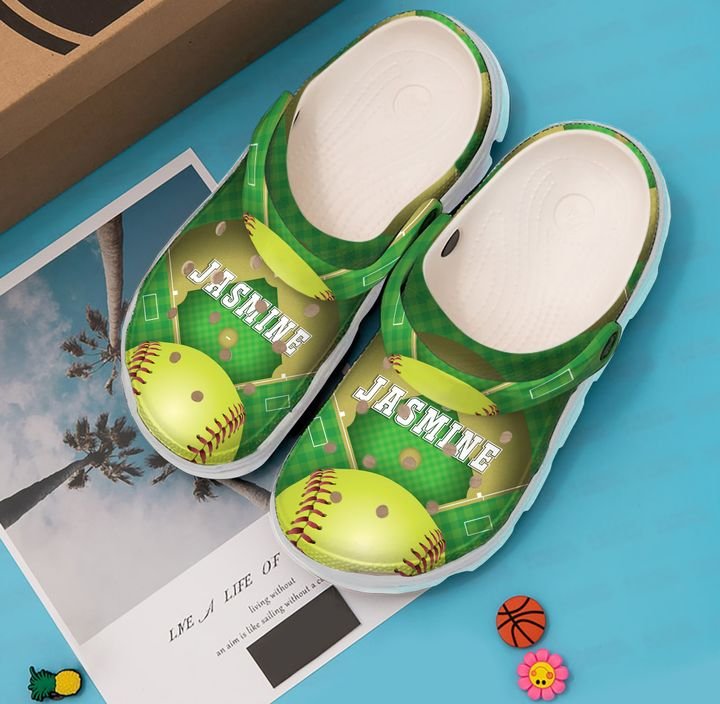 Softball Personalized Field Crocs Clog Shoes